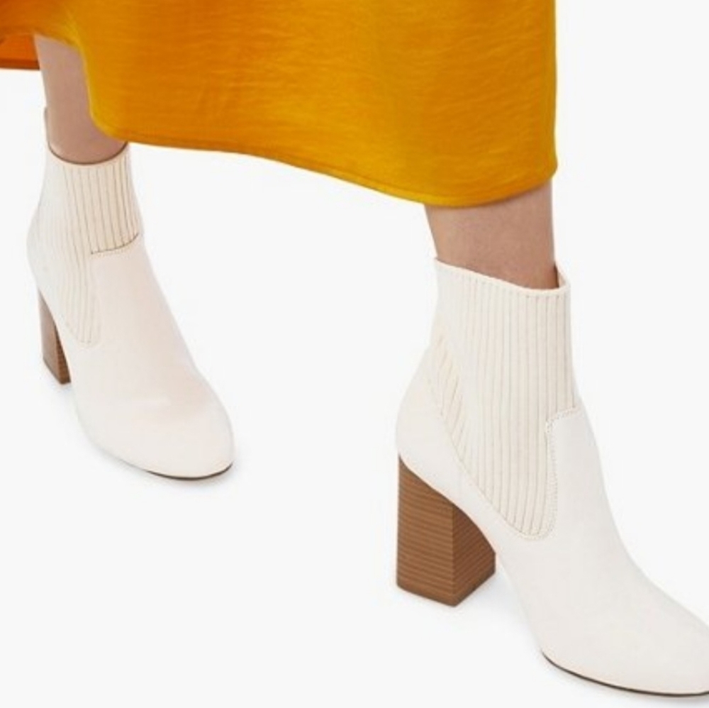 Rainsford Knit Block-Heeled Bootie